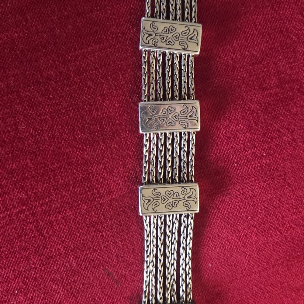 BRIGHTON French Quartee Ophelia Silver  Chain Bracelet. - Picture 4 of 4